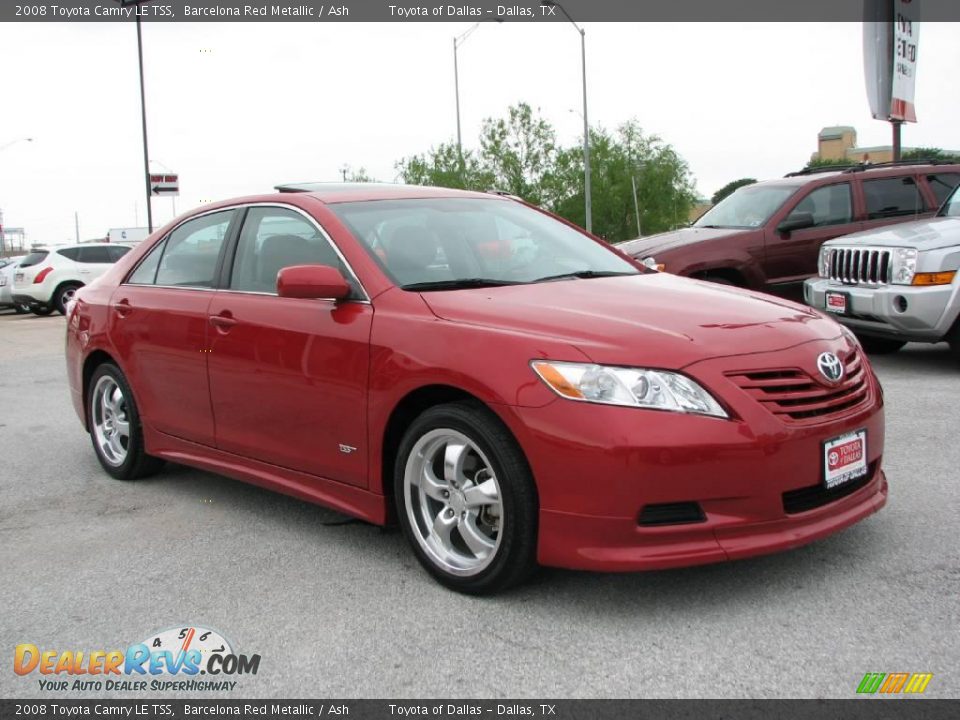 2008 toyota camry barcelona red #1