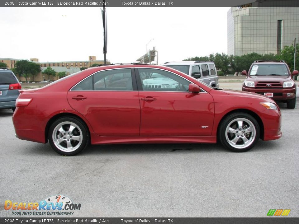 2008 Toyota Camry LE TSS Barcelona Red Metallic / Ash Photo #5