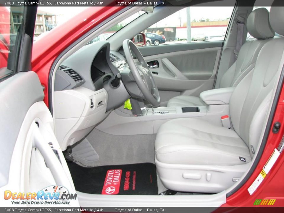 2008 Toyota Camry LE TSS Barcelona Red Metallic / Ash Photo #9