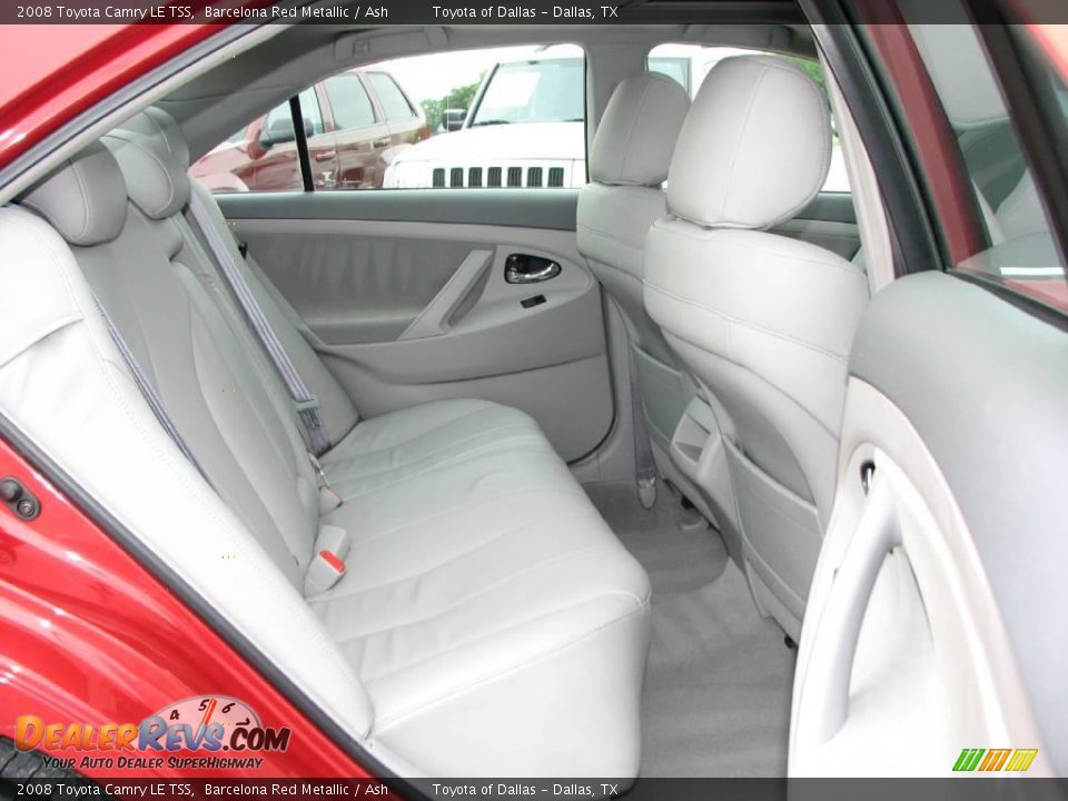 2008 Toyota Camry LE TSS Barcelona Red Metallic / Ash Photo #11