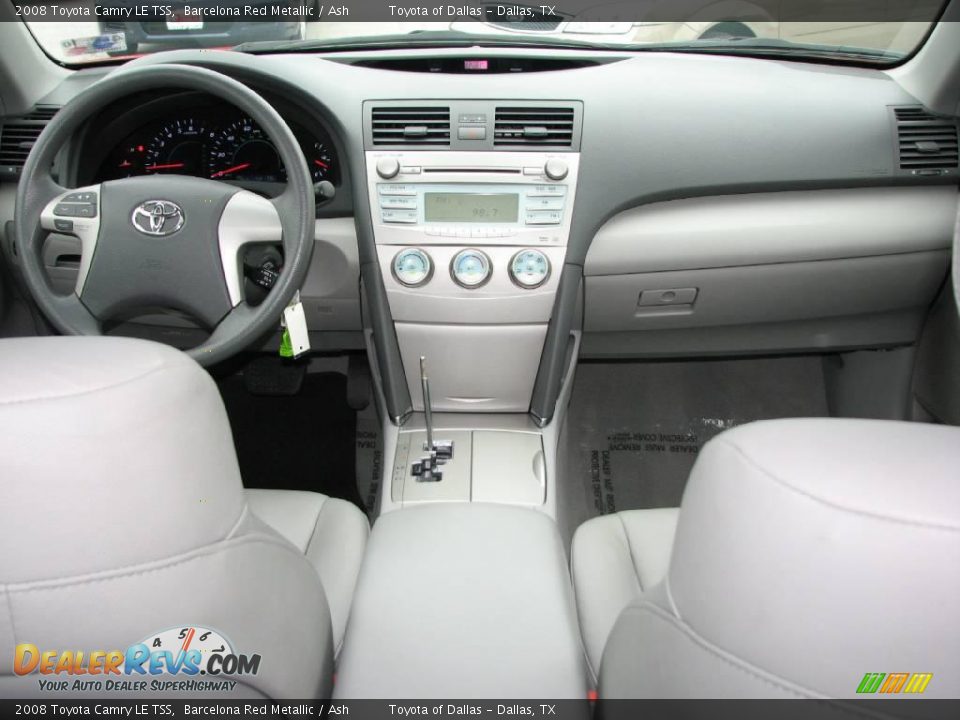 2008 Toyota Camry LE TSS Barcelona Red Metallic / Ash Photo #12