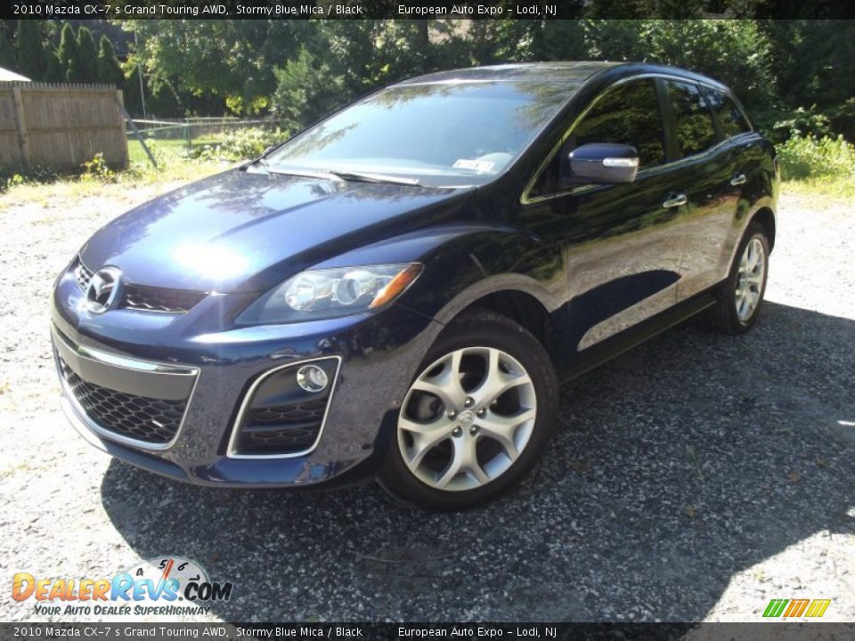 2010 Mazda CX-7 s Grand Touring AWD Stormy Blue Mica / Black Photo #1