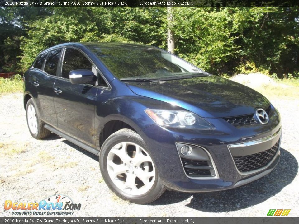 2010 Mazda CX-7 s Grand Touring AWD Stormy Blue Mica / Black Photo #2