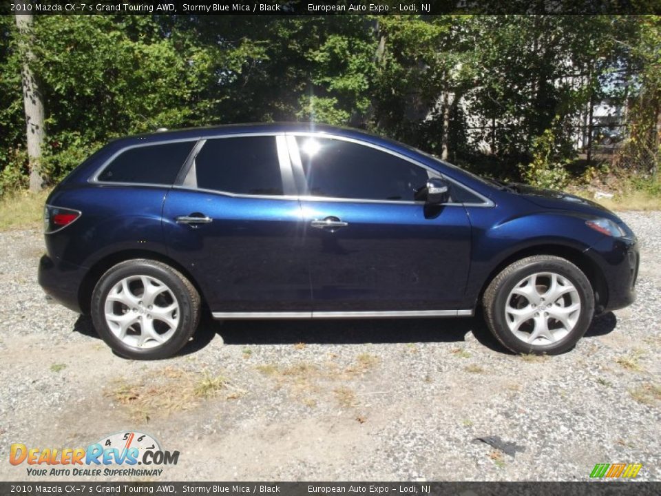 2010 Mazda CX-7 s Grand Touring AWD Stormy Blue Mica / Black Photo #6