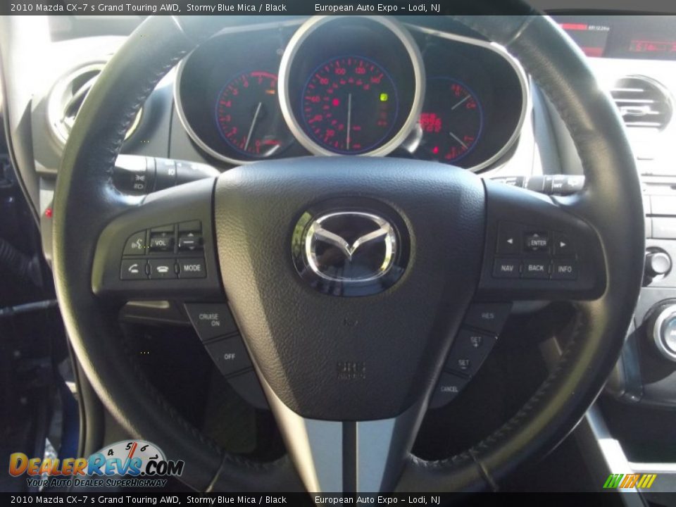 2010 Mazda CX-7 s Grand Touring AWD Stormy Blue Mica / Black Photo #23