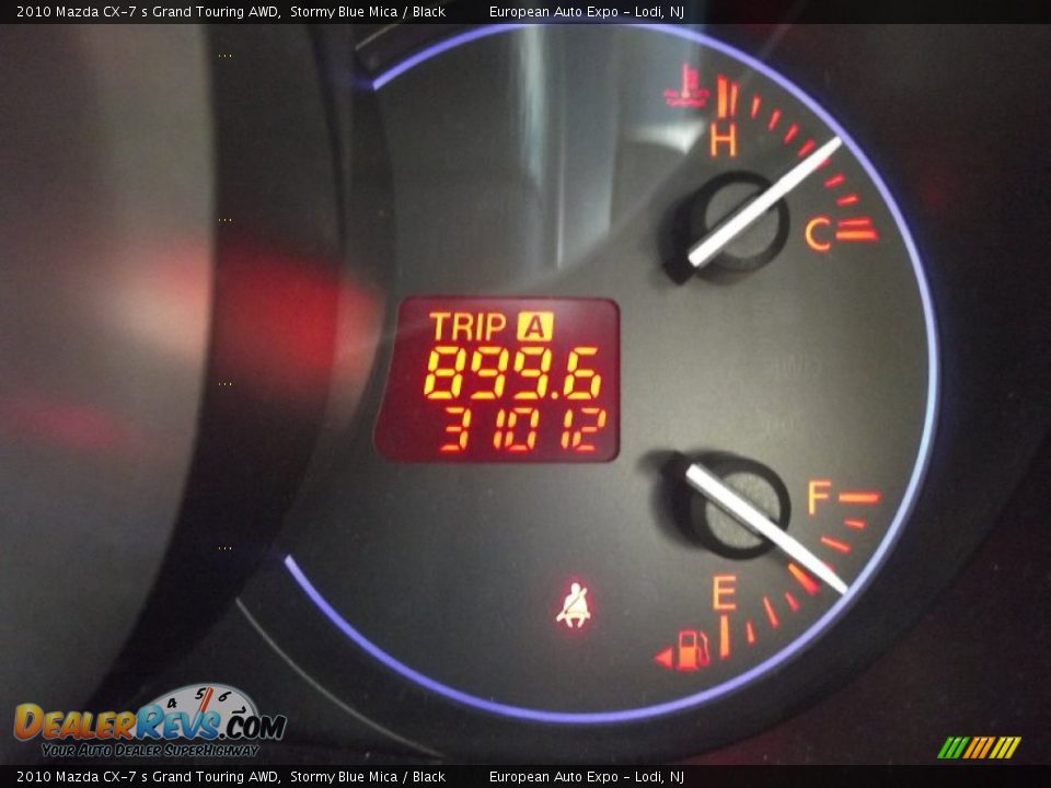 2010 Mazda CX-7 s Grand Touring AWD Stormy Blue Mica / Black Photo #31