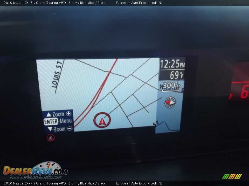 2010 Mazda CX-7 s Grand Touring AWD Stormy Blue Mica / Black Photo #32