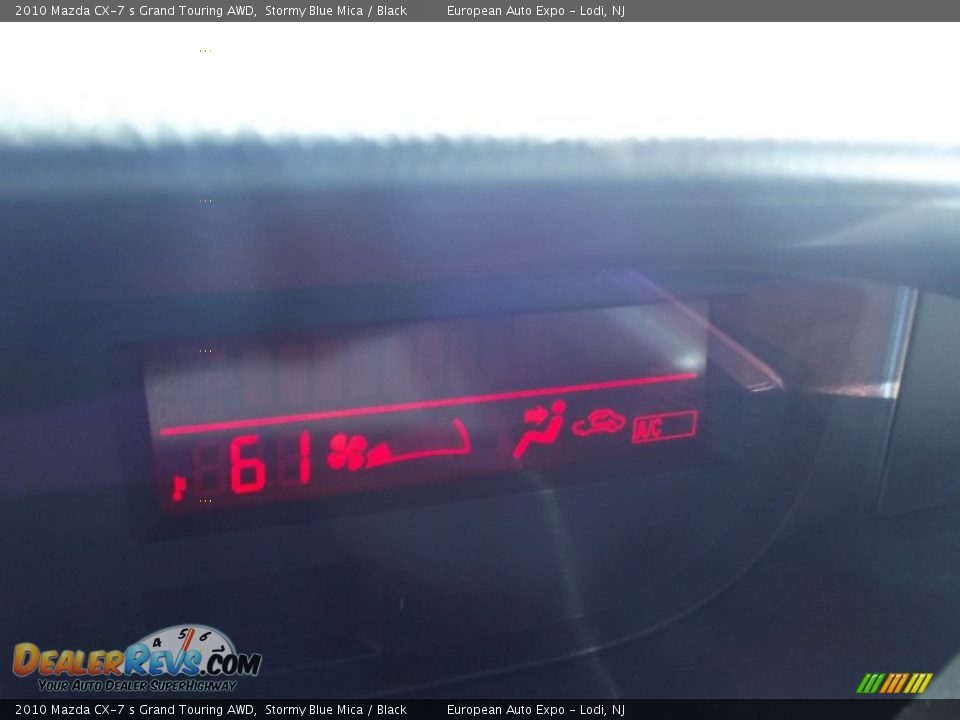 2010 Mazda CX-7 s Grand Touring AWD Stormy Blue Mica / Black Photo #33