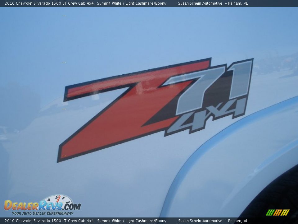 2010 Chevrolet Silverado 1500 LT Crew Cab 4x4 Summit White / Light Cashmere/Ebony Photo #6