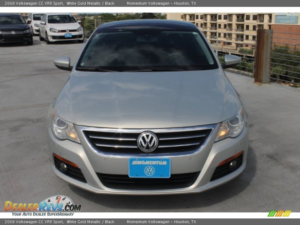 2009 Volkswagen CC VR6 Sport White Gold Metallic / Black Photo #2