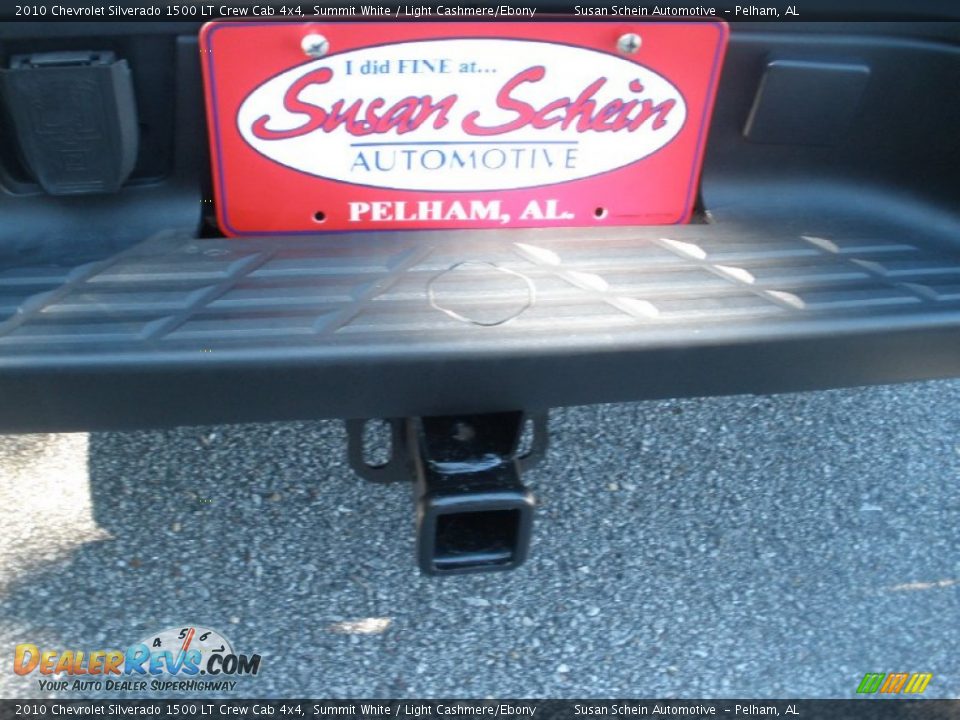 2010 Chevrolet Silverado 1500 LT Crew Cab 4x4 Summit White / Light Cashmere/Ebony Photo #17