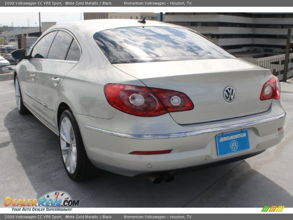 2009 Volkswagen CC VR6 Sport White Gold Metallic / Black Photo #7