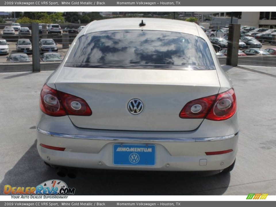 2009 Volkswagen CC VR6 Sport White Gold Metallic / Black Photo #8