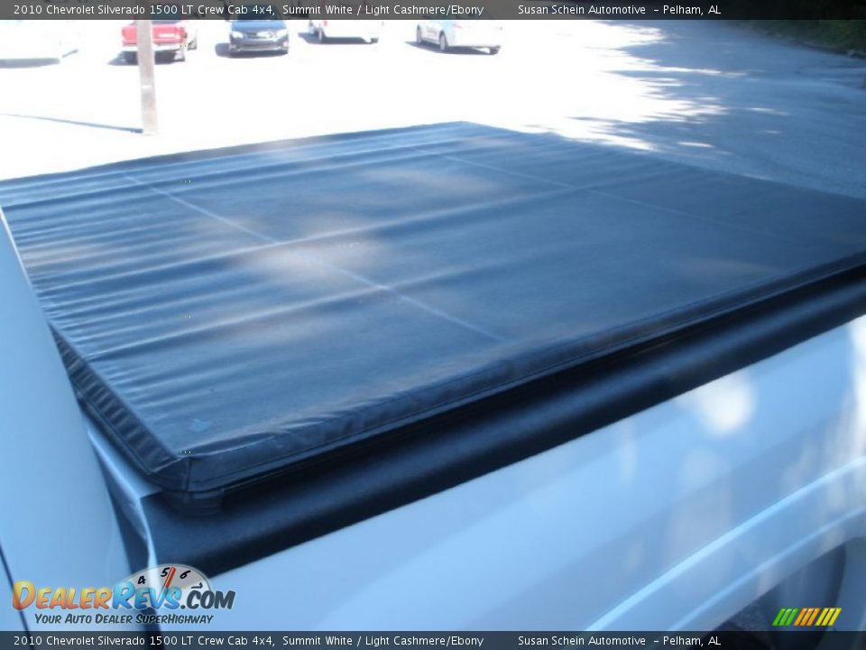 2010 Chevrolet Silverado 1500 LT Crew Cab 4x4 Summit White / Light Cashmere/Ebony Photo #22
