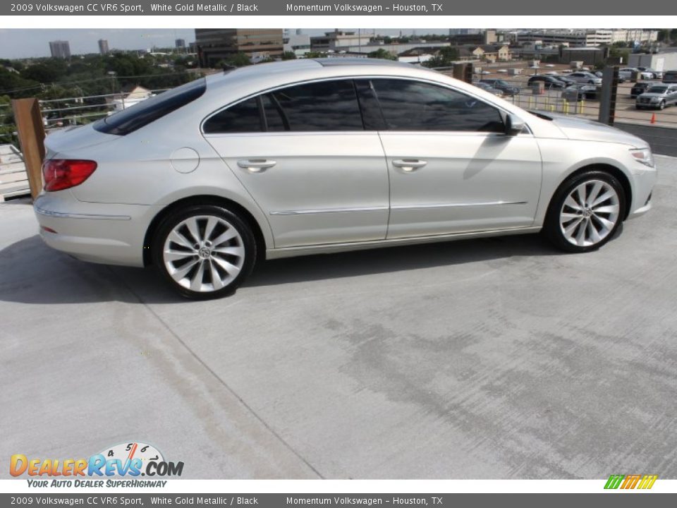 2009 Volkswagen CC VR6 Sport White Gold Metallic / Black Photo #11