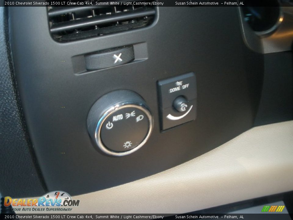 2010 Chevrolet Silverado 1500 LT Crew Cab 4x4 Summit White / Light Cashmere/Ebony Photo #25
