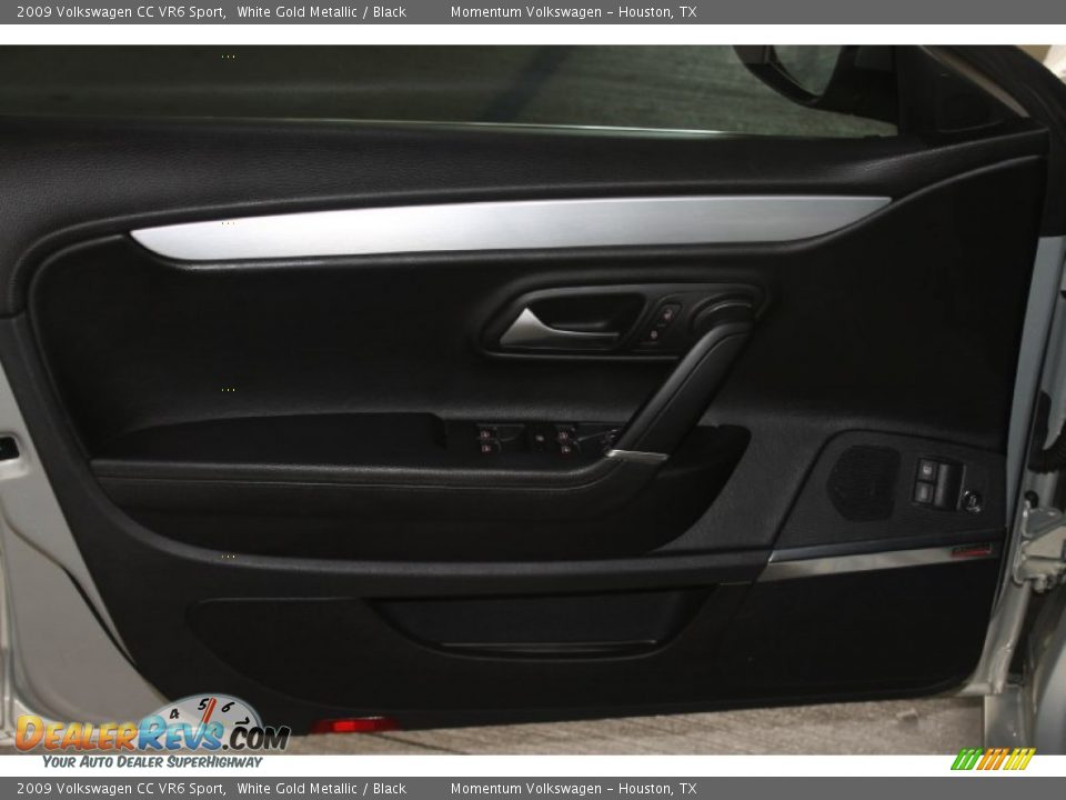 2009 Volkswagen CC VR6 Sport White Gold Metallic / Black Photo #13