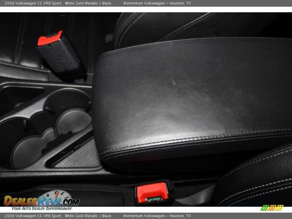 2009 Volkswagen CC VR6 Sport White Gold Metallic / Black Photo #24
