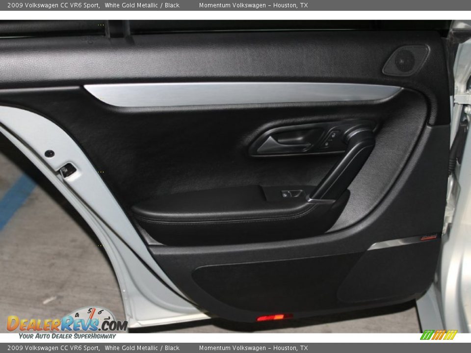 2009 Volkswagen CC VR6 Sport White Gold Metallic / Black Photo #25