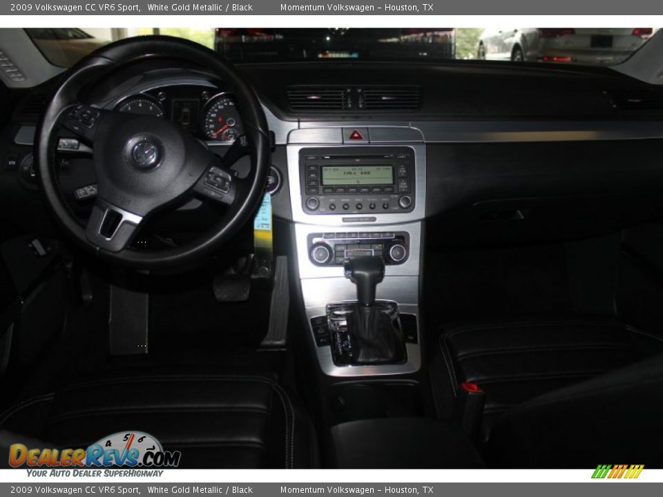 2009 Volkswagen CC VR6 Sport White Gold Metallic / Black Photo #29