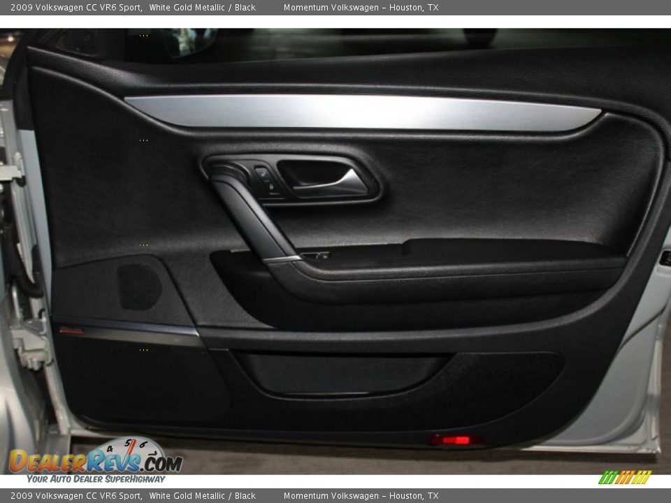 2009 Volkswagen CC VR6 Sport White Gold Metallic / Black Photo #34