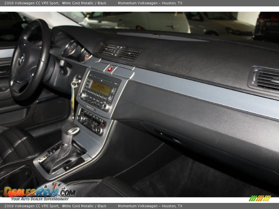 2009 Volkswagen CC VR6 Sport White Gold Metallic / Black Photo #36