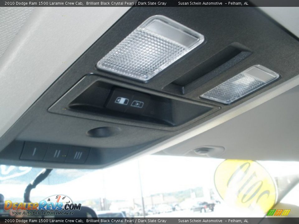 2010 Dodge Ram 1500 Laramie Crew Cab Brilliant Black Crystal Pearl / Dark Slate Gray Photo #27