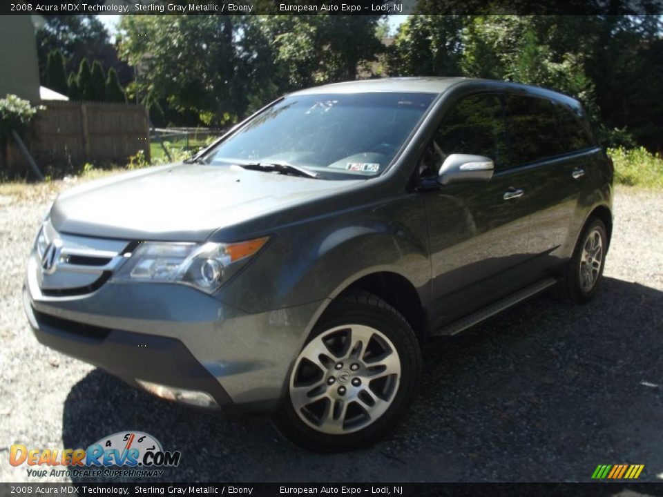 2008 Acura MDX Technology Sterling Gray Metallic / Ebony Photo #1