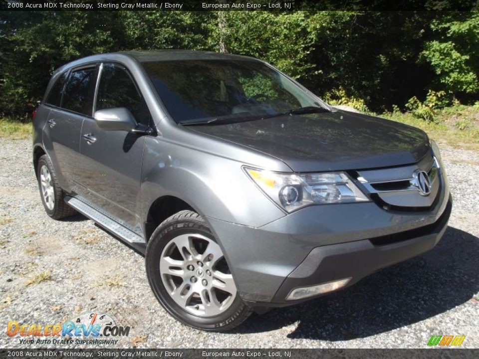 2008 Acura MDX Technology Sterling Gray Metallic / Ebony Photo #2