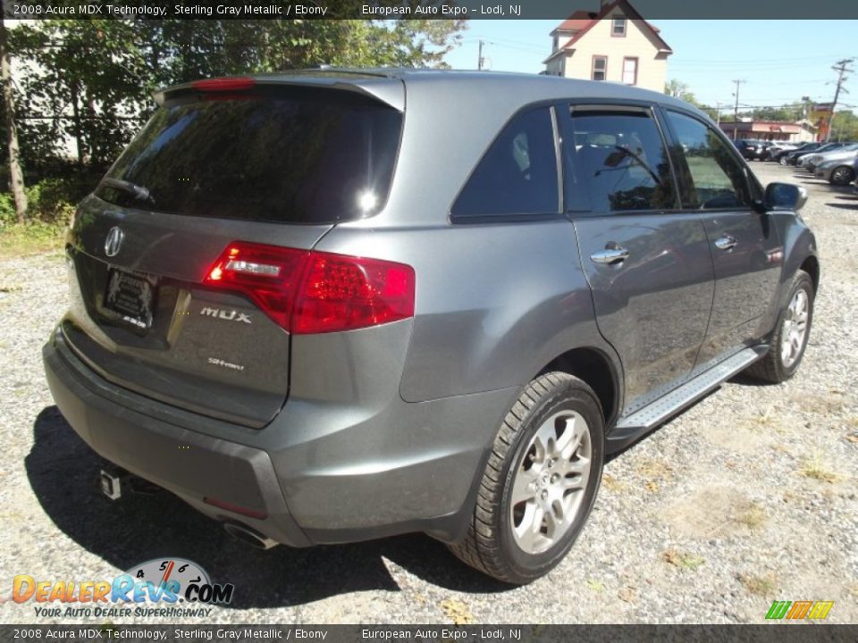 2008 Acura MDX Technology Sterling Gray Metallic / Ebony Photo #3