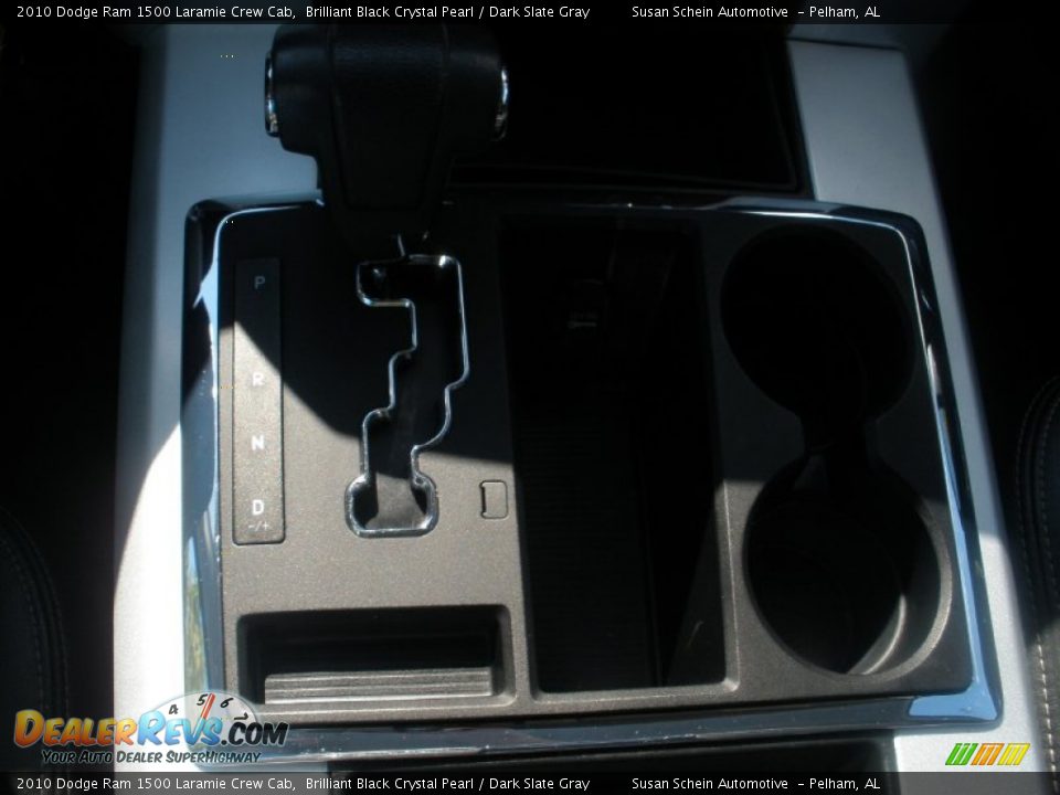 2010 Dodge Ram 1500 Laramie Crew Cab Brilliant Black Crystal Pearl / Dark Slate Gray Photo #31
