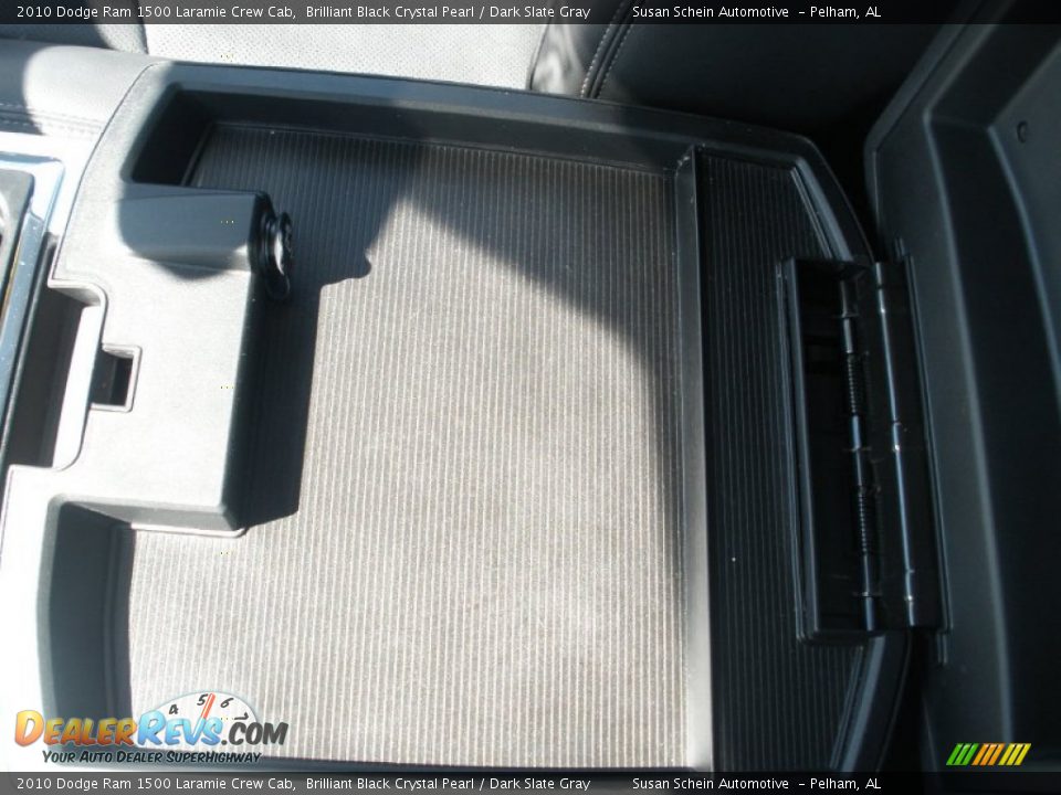 2010 Dodge Ram 1500 Laramie Crew Cab Brilliant Black Crystal Pearl / Dark Slate Gray Photo #32