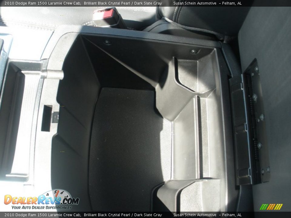 2010 Dodge Ram 1500 Laramie Crew Cab Brilliant Black Crystal Pearl / Dark Slate Gray Photo #33