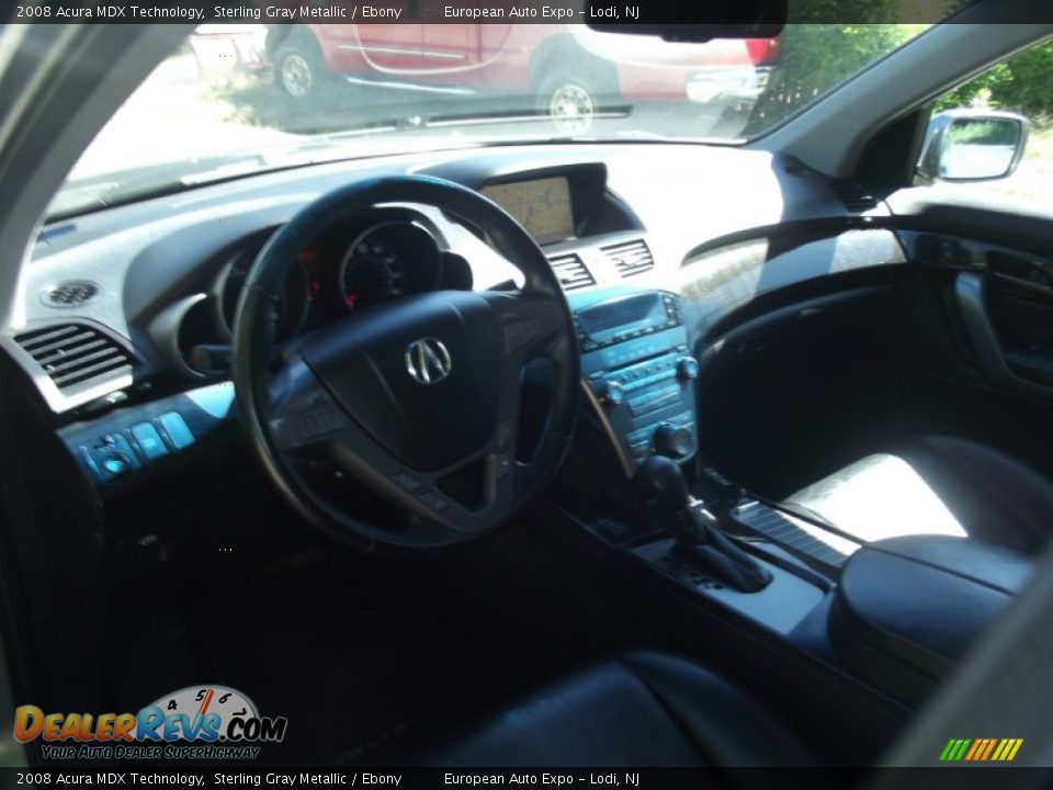 2008 Acura MDX Technology Sterling Gray Metallic / Ebony Photo #8