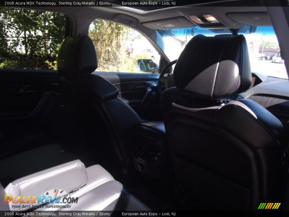 2008 Acura MDX Technology Sterling Gray Metallic / Ebony Photo #13