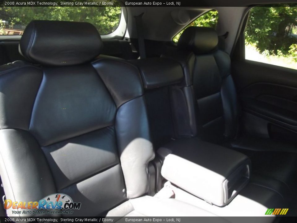 2008 Acura MDX Technology Sterling Gray Metallic / Ebony Photo #14