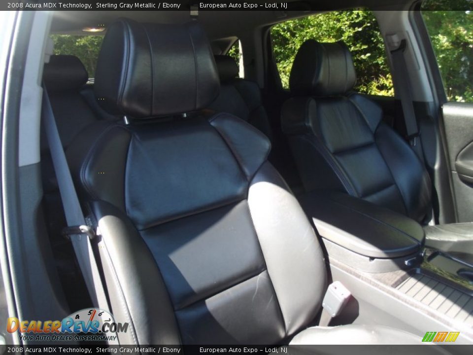 2008 Acura MDX Technology Sterling Gray Metallic / Ebony Photo #16