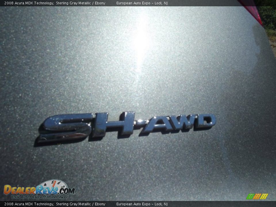 2008 Acura MDX Technology Sterling Gray Metallic / Ebony Photo #20