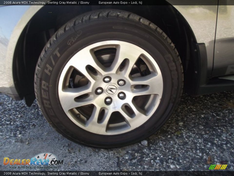 2008 Acura MDX Technology Sterling Gray Metallic / Ebony Photo #22