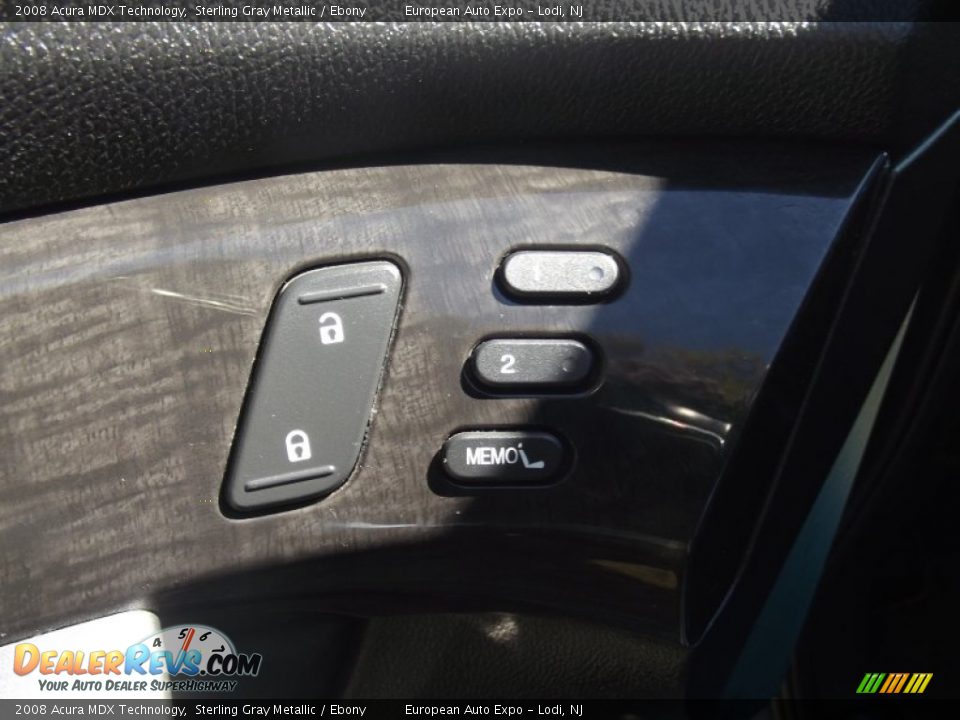 2008 Acura MDX Technology Sterling Gray Metallic / Ebony Photo #24