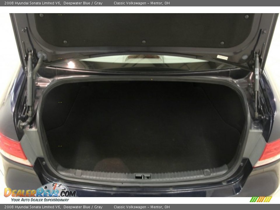 2008 Hyundai Sonata Limited V6 Deepwater Blue / Gray Photo #20