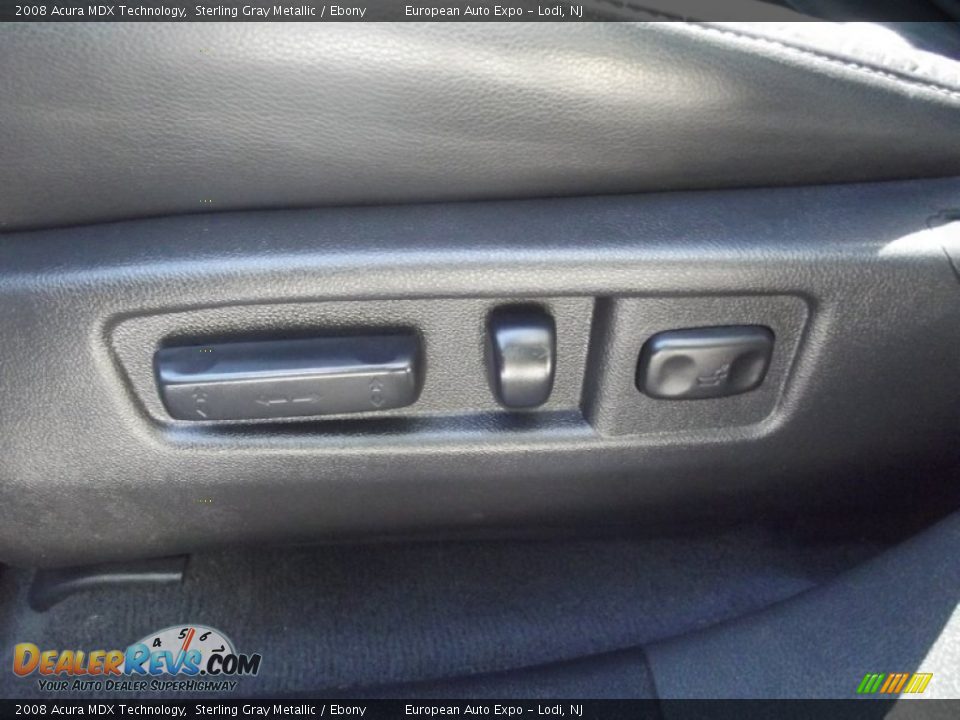2008 Acura MDX Technology Sterling Gray Metallic / Ebony Photo #25