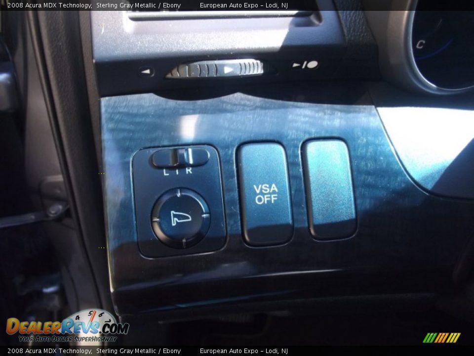 2008 Acura MDX Technology Sterling Gray Metallic / Ebony Photo #26