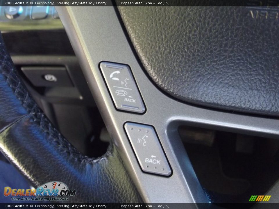 2008 Acura MDX Technology Sterling Gray Metallic / Ebony Photo #30