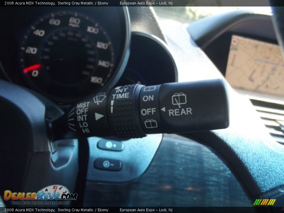2008 Acura MDX Technology Sterling Gray Metallic / Ebony Photo #32
