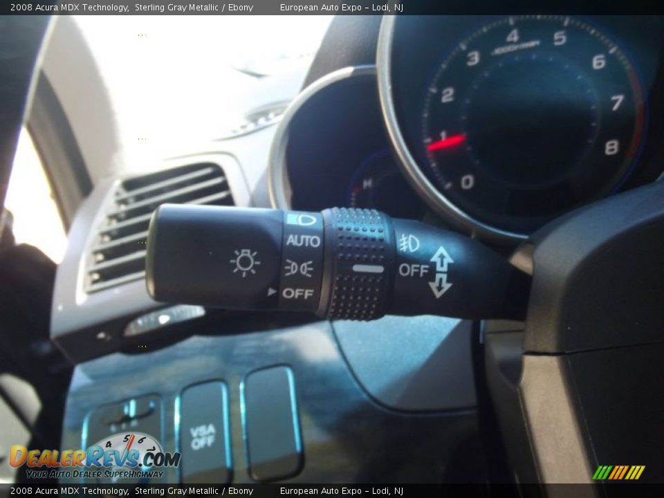 2008 Acura MDX Technology Sterling Gray Metallic / Ebony Photo #33