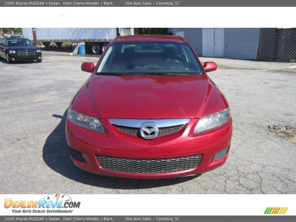 2006 Mazda MAZDA6 s Sedan Dark Cherry Metallic / Black Photo #1