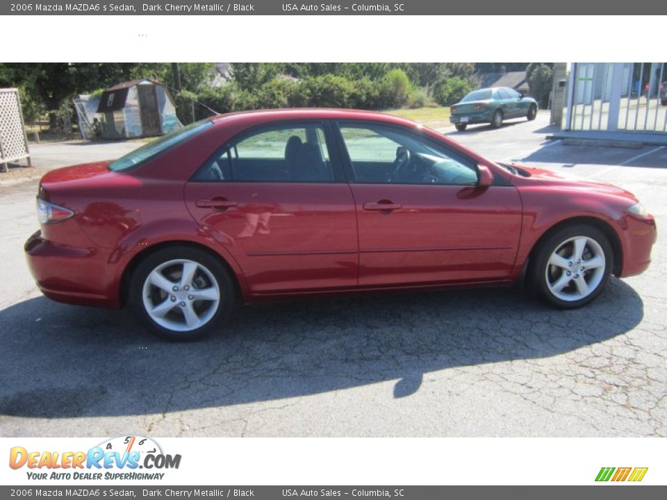 2006 Mazda MAZDA6 s Sedan Dark Cherry Metallic / Black Photo #4