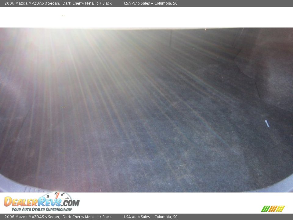 2006 Mazda MAZDA6 s Sedan Dark Cherry Metallic / Black Photo #15