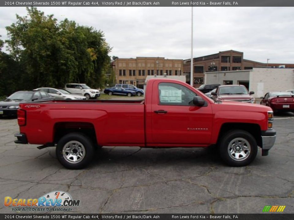 2014 Chevrolet Silverado 1500 WT Regular Cab 4x4 Victory Red / Jet Black/Dark Ash Photo #1